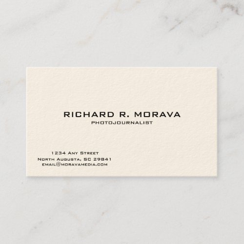 Retro Business Card