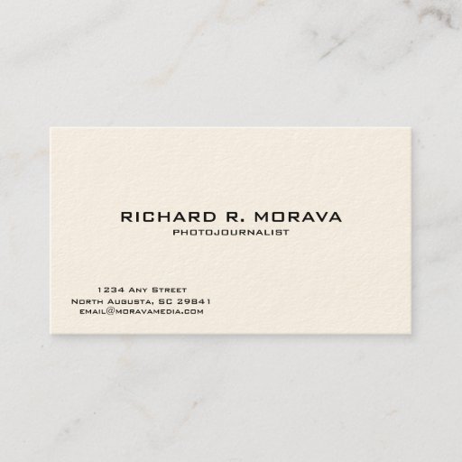 Customizable Retro Business Card