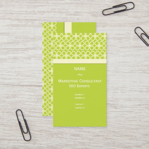 Customizable Retro Business Card for Designers/diy color..