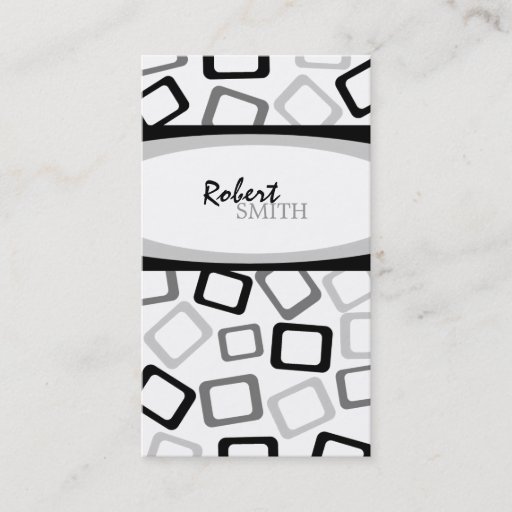 Customizable Retro Business Cards