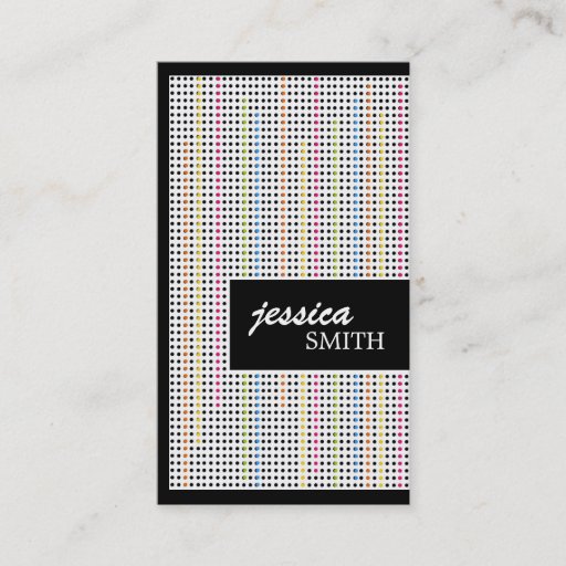 Customizable Retro Business Cards
