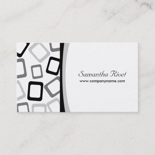 Customizable Retro Business Cards