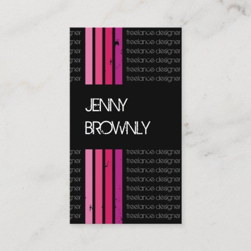 Customizable Retro Business Cards