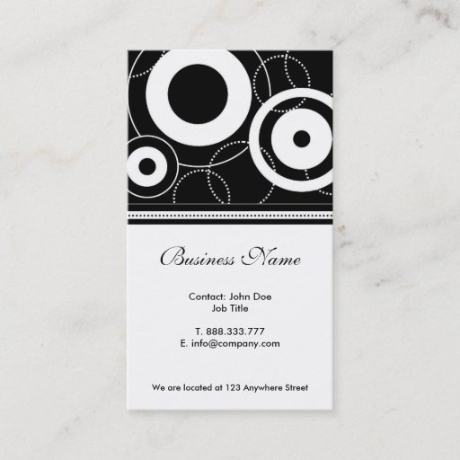 Customizable Retro Business Cards