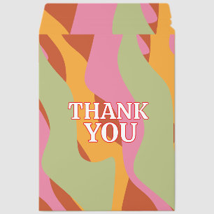 Retro Business Colorful Thank You Envelope Mailers