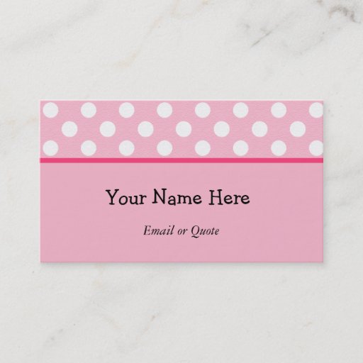 Customizable Retro Business or Profile Card Business Card