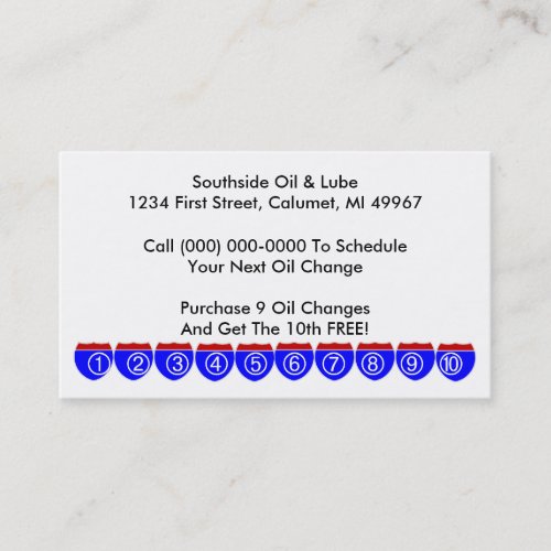 Retro Business Punch Cards business Road Signs Business Cards