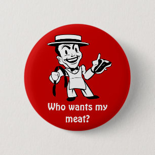 Retro Butcher Button