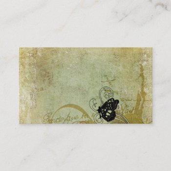 Retro Butterflies Business Card by coconutpie at Zazzle