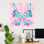 Retro Butterfly Abstract Pop Art  Poster<br><div class="desc">Transform your space with this **Abstract Retro Butterfly Poster**, featuring a vibrant and colorful butterfly design that blends geometric patterns with a modern pop-art twist. This eye-catching artwork is perfect for adding a unique and artistic touch to any room, making it ideal for bedrooms, living rooms, or creative spaces. Printed...</div>