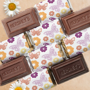 Retro Butterfly Birthday Party Hershey's Miniatures
