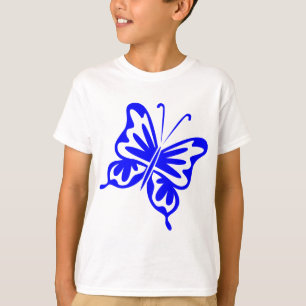 Retro Butterfly - Blue T-Shirt