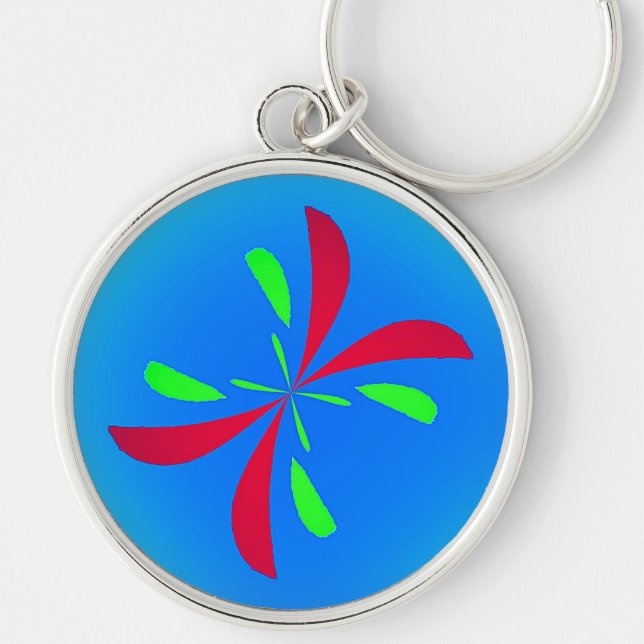 Retro Butterfly Keychain (Front)