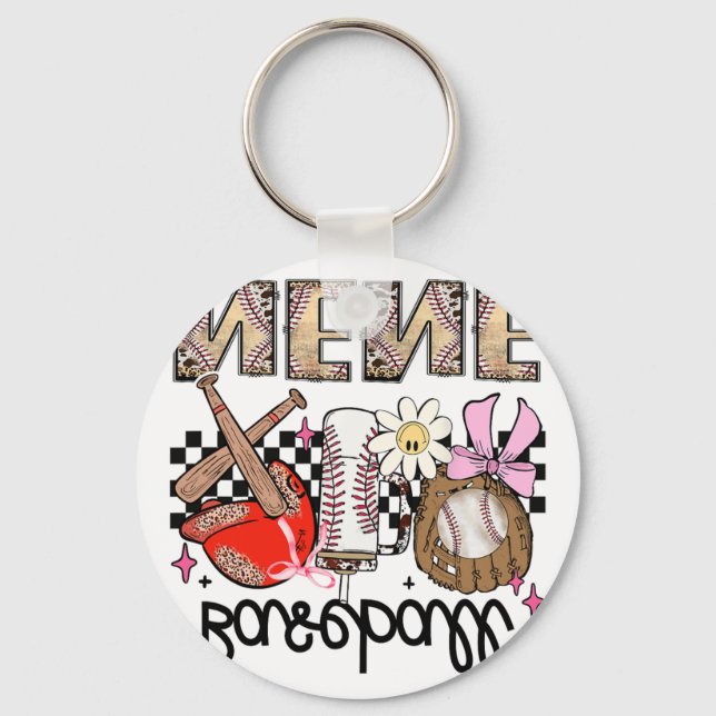 Retro Bysebyll Nene Leopard Proud Byll Nene  Keychain (Front)