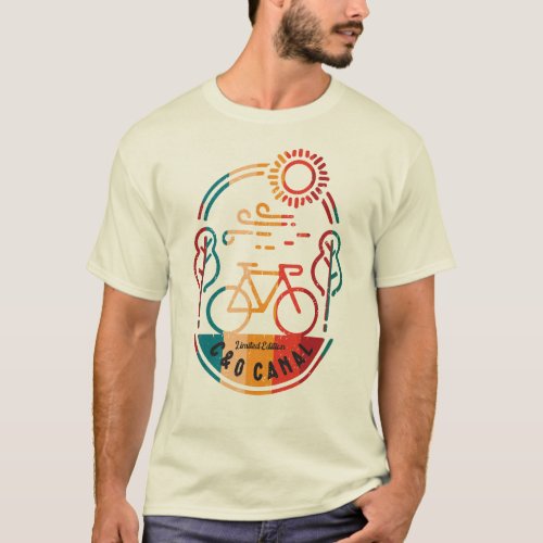 Retro C and O Canal Bike Trail T_Shirt