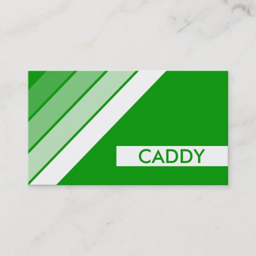 Customizable retro CADDY Business Card Template