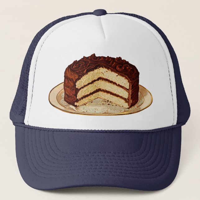 Retro Cake Trucker Hat (Front)