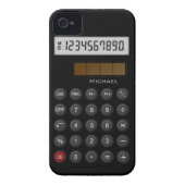 Retro Calculator Case-Mate iPhone Case (Back)