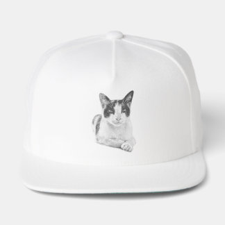 Retro Calico Halftone Snap Back Hat