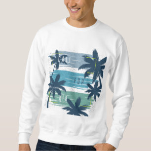 Retro California Palm Tree– Beach Sunset Aesthetic Sweatshirt