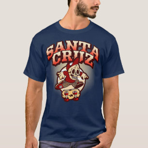 Retro California Skateboarder Santa Cruz  T-Shirt