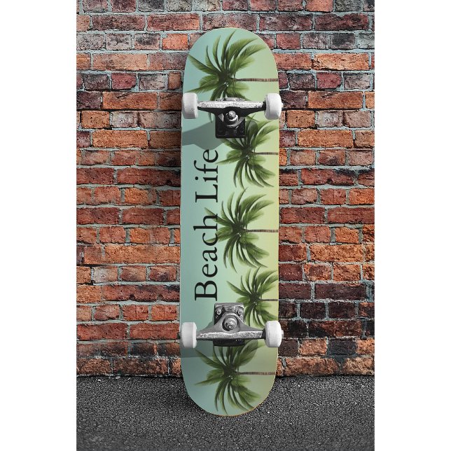 Retro California Surf Dream Sunset Oasis Custom Skateboard (Creator Uploaded)
