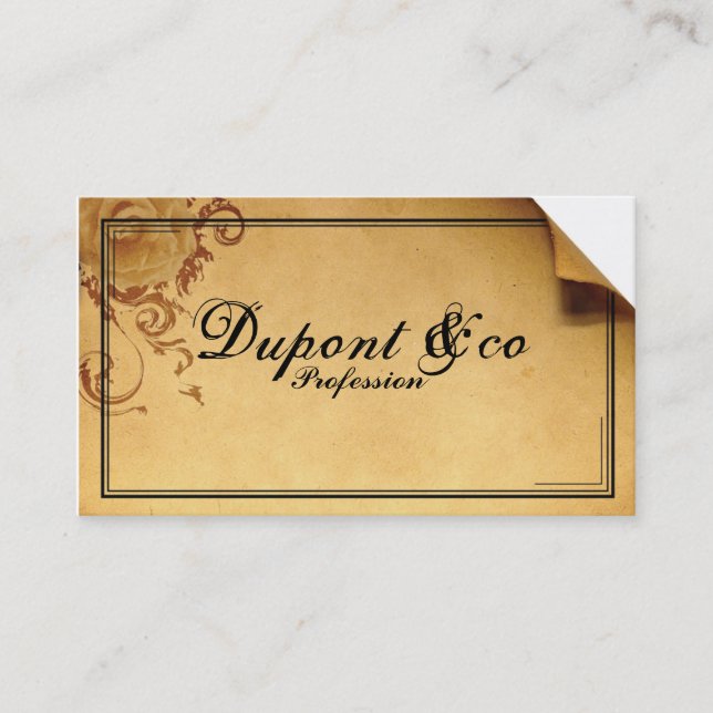 Retro calling card - Retro Business card (Front)