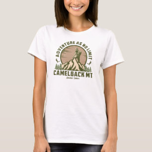Retro Camelback Mountain Hike Sunset T-Shirt