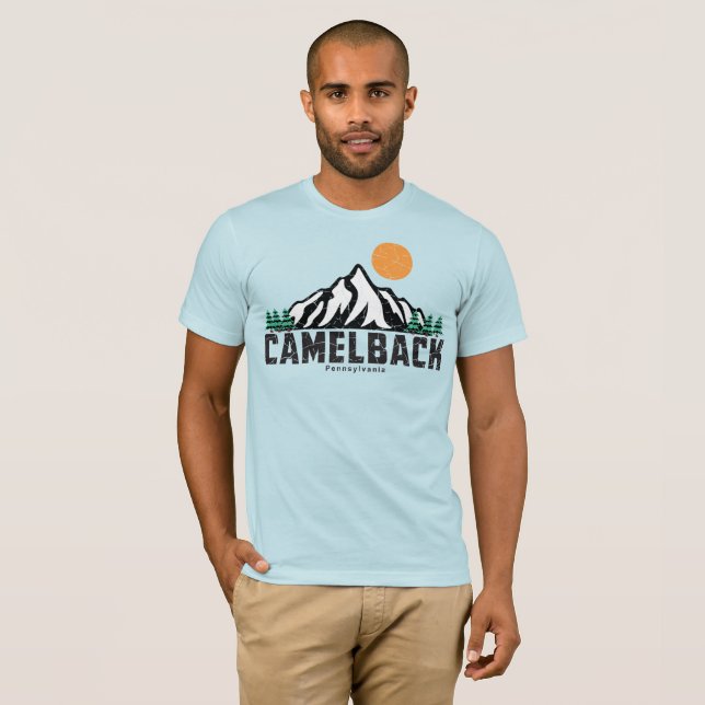 Retro Camelback Mountain Ski T-Shirt (Front Full)