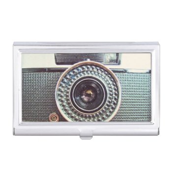 Retro Camera Business Card Case by jahwil at Zazzle