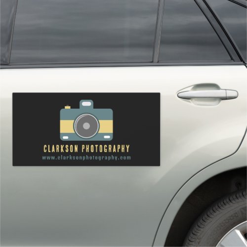 Retro Camera Icon Photographer Photography Car Magnet