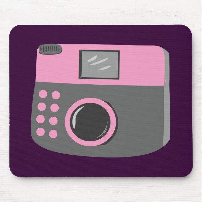 Retro Camera Mouse Pad (Front)