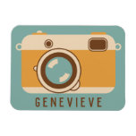 Retro Camera Personalized Refrigerator Magnet