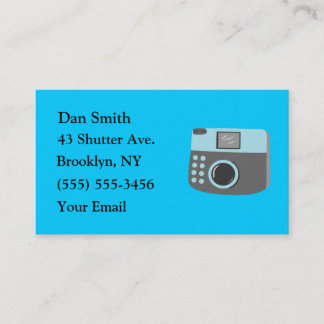 Retro Camera Photographer Business Cards