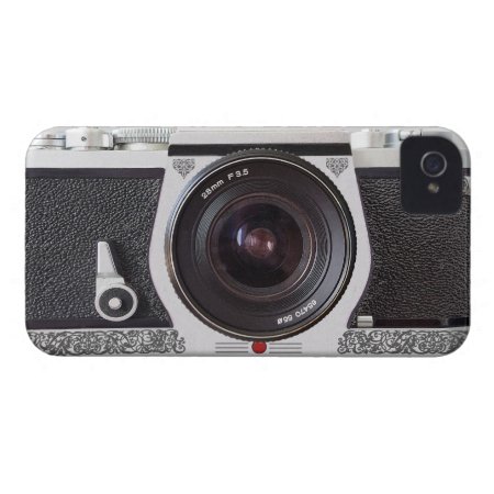 Retro Camera Scroll Fx Iphone 4/4s Barely There Iphone 4 Cover