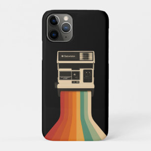 Retro Camera with Rainbow Print iPhone 11 Pro Case