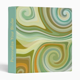 Retro Camo Customizable Avery Binders