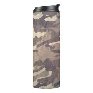 Retro camo design, chili with handle practical A+ Thermal Tumbler