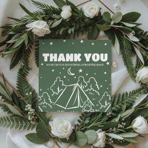 Retro Camp Let Adventure Begins Favor Tag