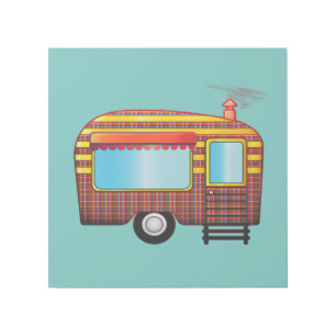 RETRO CAMPER ART GALLERY WRAP 12X12