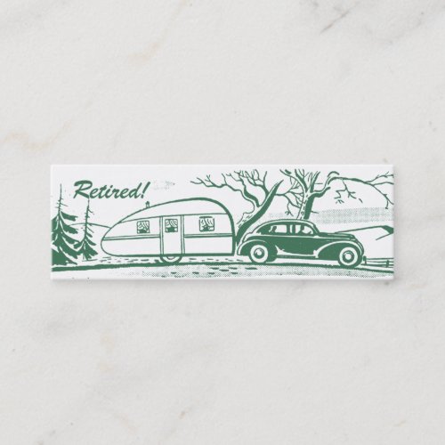 Retro Camper Calling Card