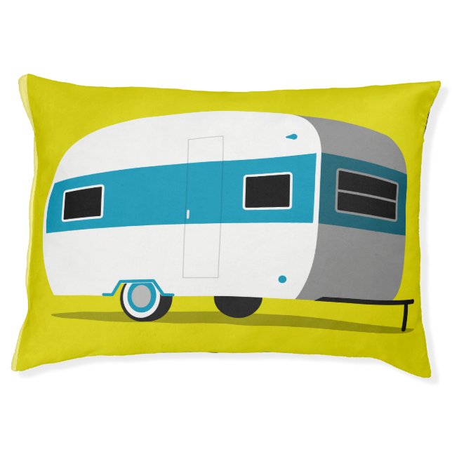 RETRO CAMPER DOG OR CAT BEDS (Front)