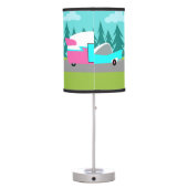 Retro Camper / Trailer and Car Table Lamp (Back)