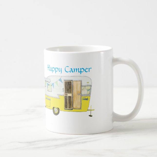 Retro Camper Trailer Mug (Right)