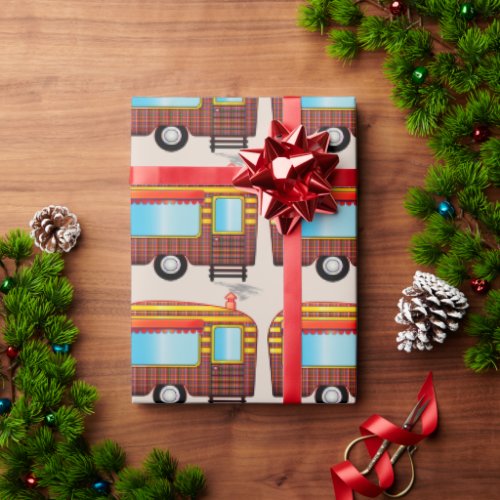 RETRO CAMPER Wrapping Paper