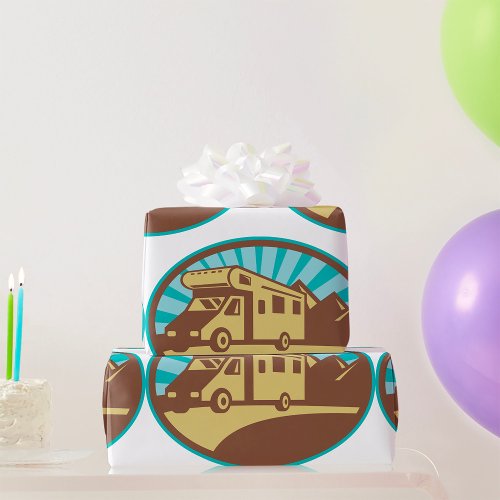 Retro Campervan Wrapping Paper