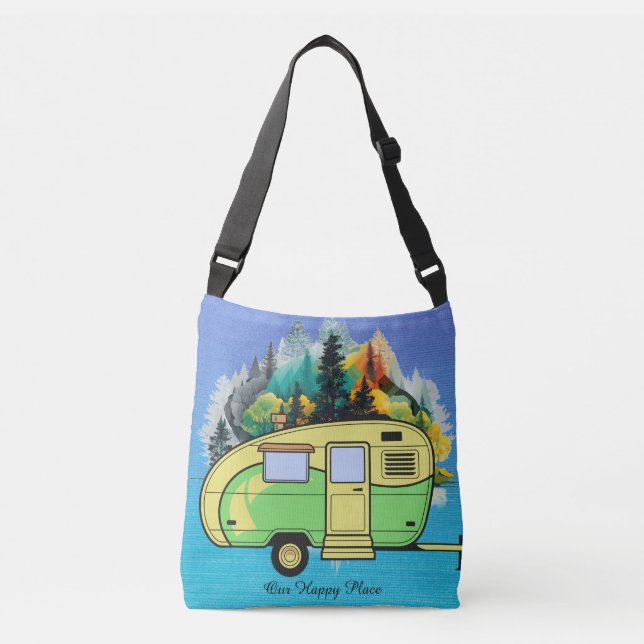 Retro camping. Our happy place Tote (Front)
