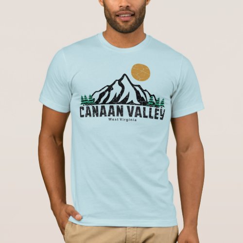 Retro Canaan Valley Ski T_Shirt