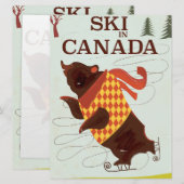 Retro Canadian travel poster (Front/Back)