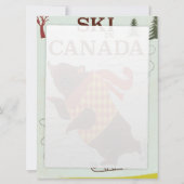 Retro Canadian travel poster (Back)